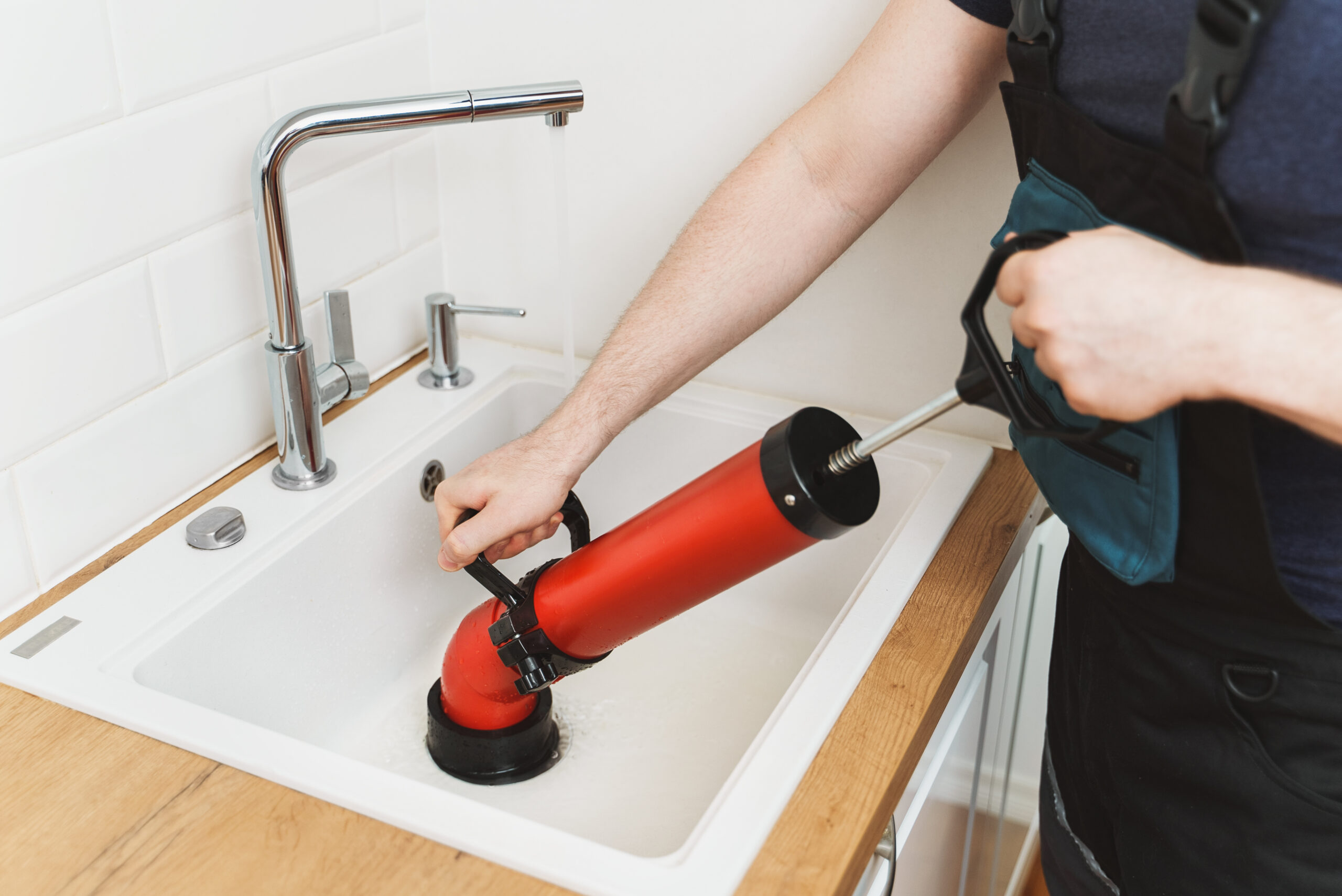 internal drain cleaning and unblocking