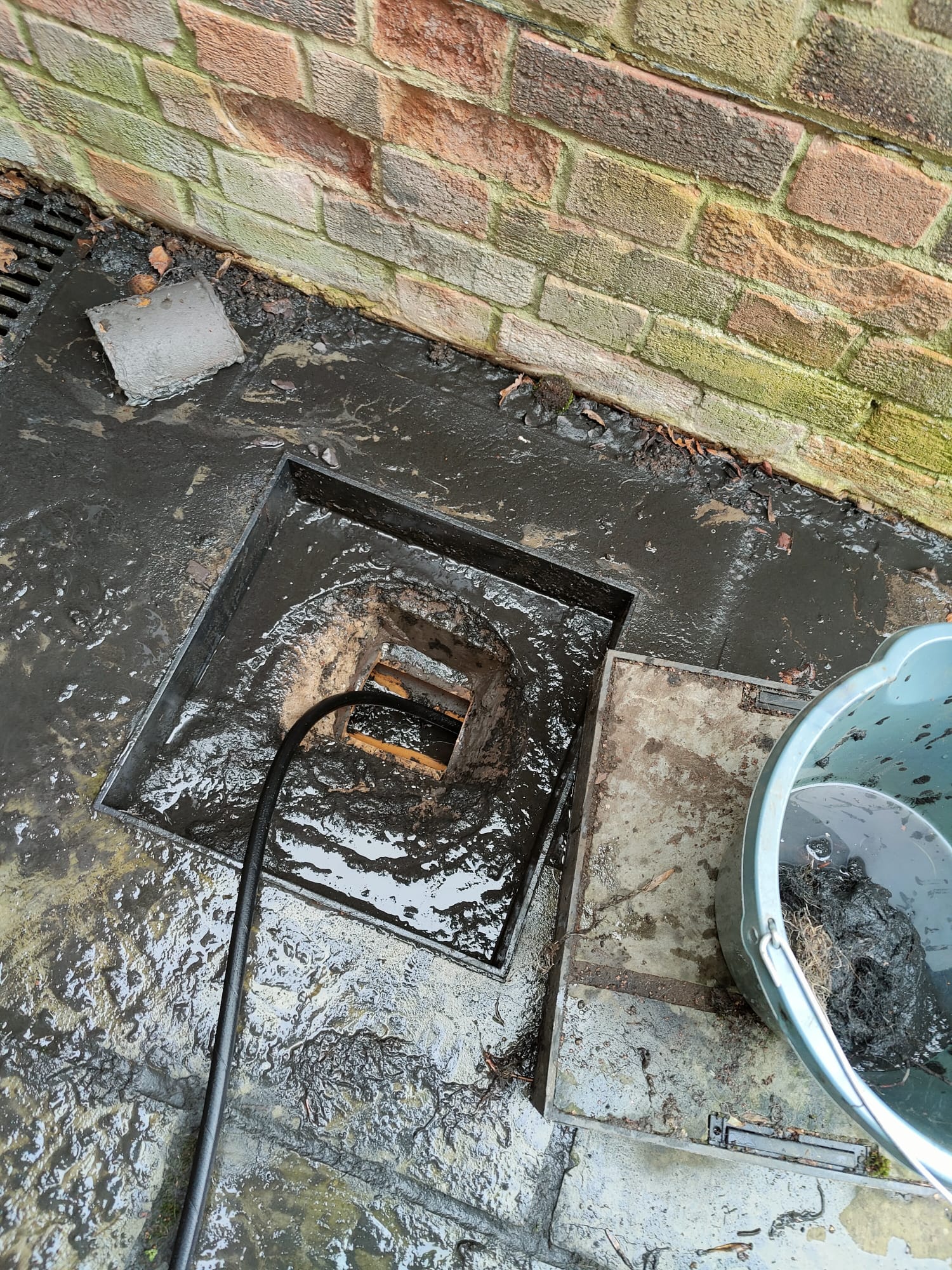 Drain Cleaning using high pressure water jetting